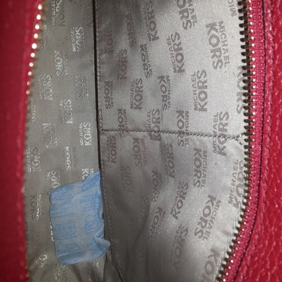 MICHAEL KORS-Collins-Red Leather Satchel w/Shoulder Strap-NEW WITH TAGS - Picture 8 of 8